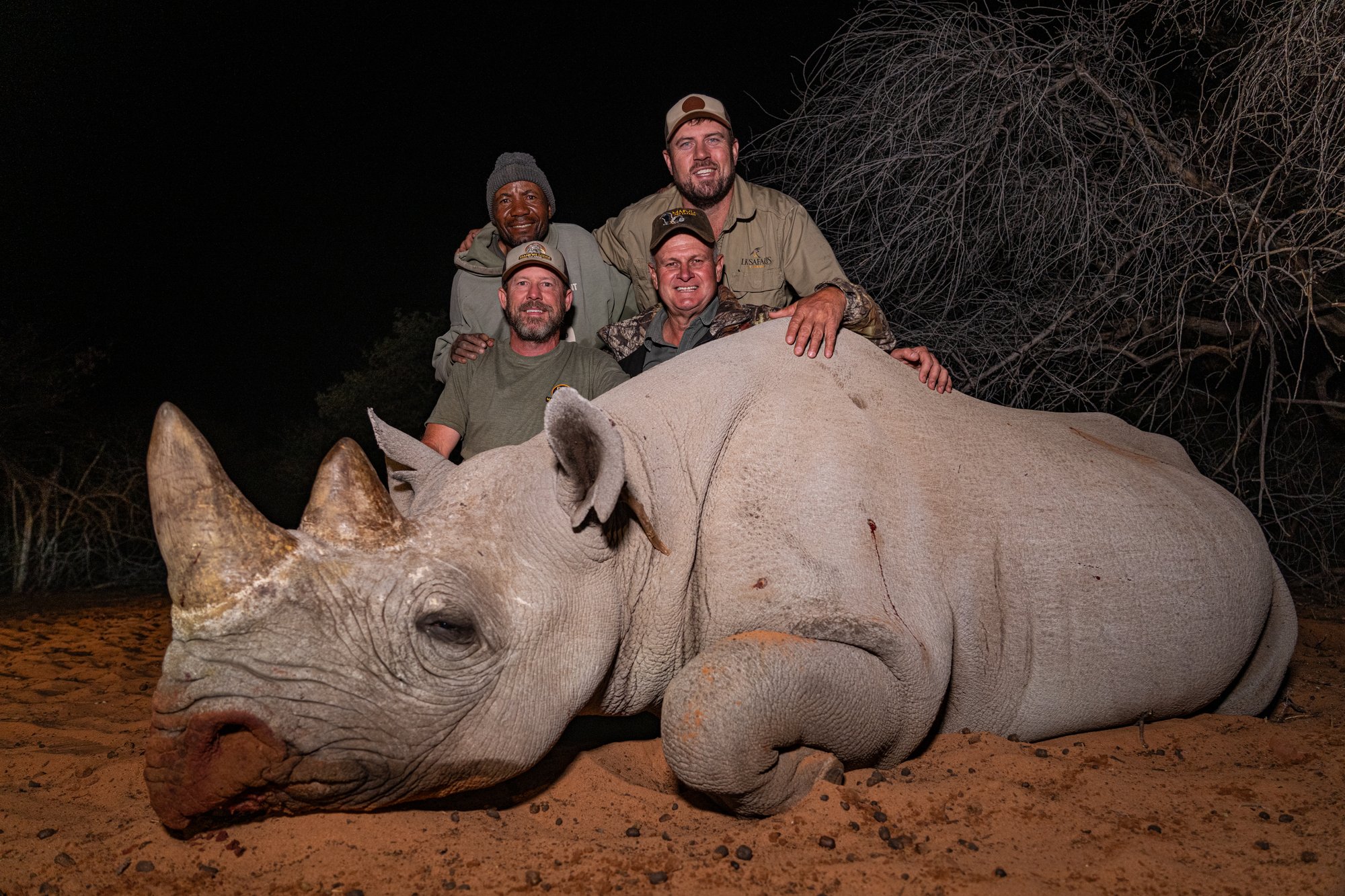 Rhino in Namibia safari country