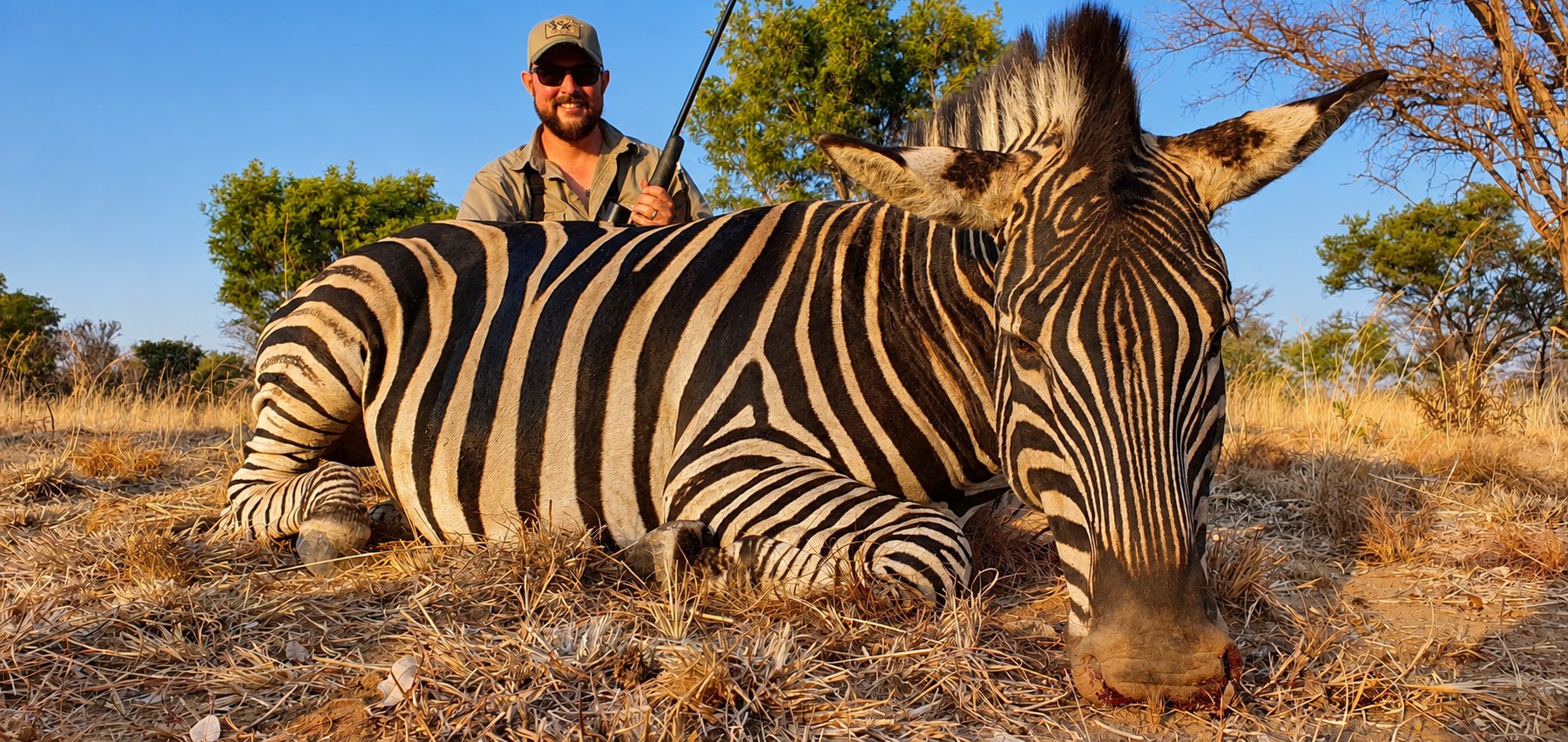 Zebra trophy hunt