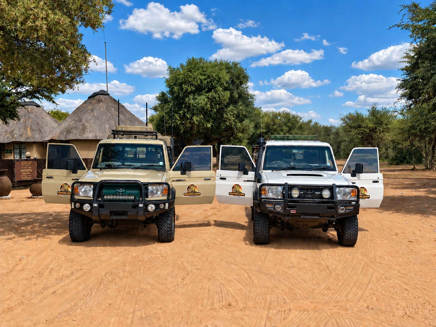 Mankwe Lodge safari vehicles